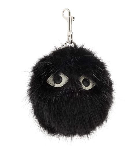 fake fur bag charm|Faux Fur Bag Charms .